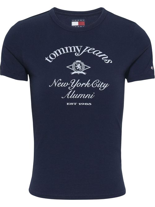 CAMISETA DE CORTE SLIM CON LOGO NYC GRÁFICO