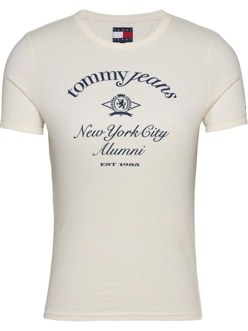 CAMISETA DE CORTE SLIM CON LOGO NYC GRÁFICO