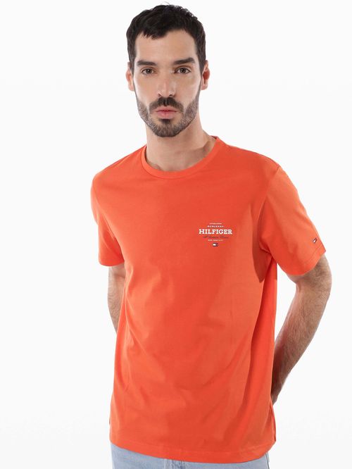 CAMISETA DE CUELLO REDONDO CON LOGO