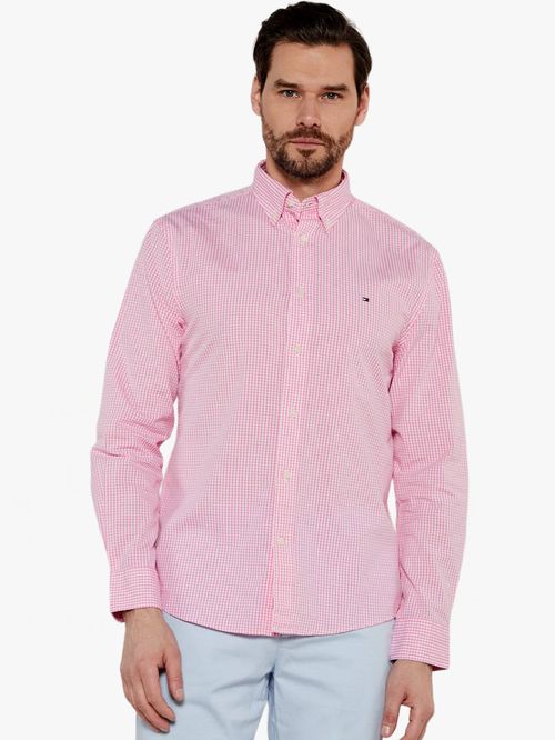 CAMISA TH FLEX REGULAR DE CUADROS VICHY