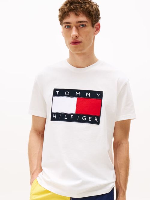 CAMISETA NÁUTICA CON PARCHE HILFIGER