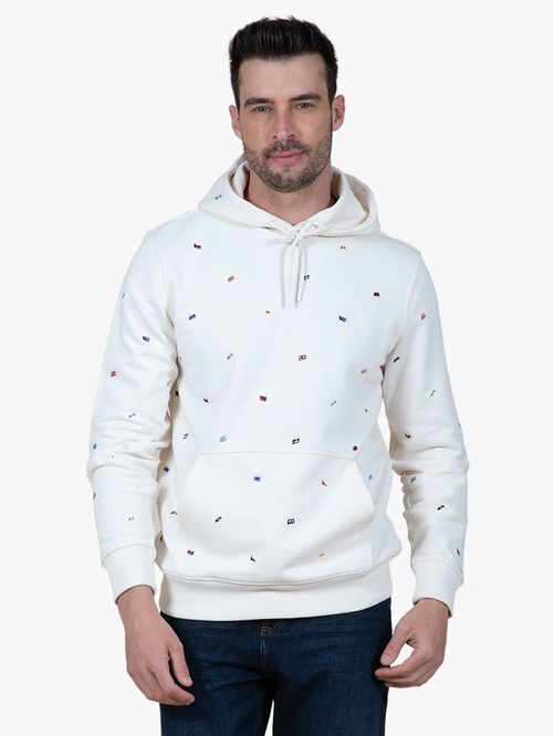 SUÉTER CON CAPUCHA AOP
