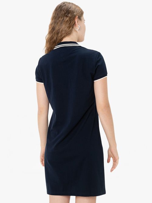 VESTIDO POLO DE CORTE REGULAR CON LOGO