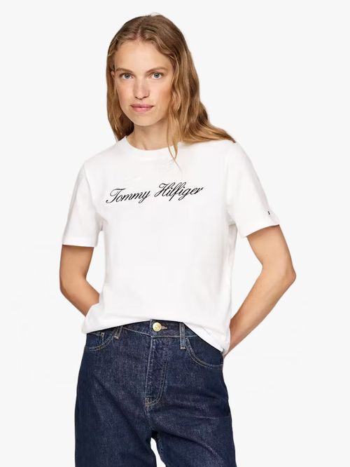 CAMISETA DE CORTE REGULAR CON LOGO SCRIPT