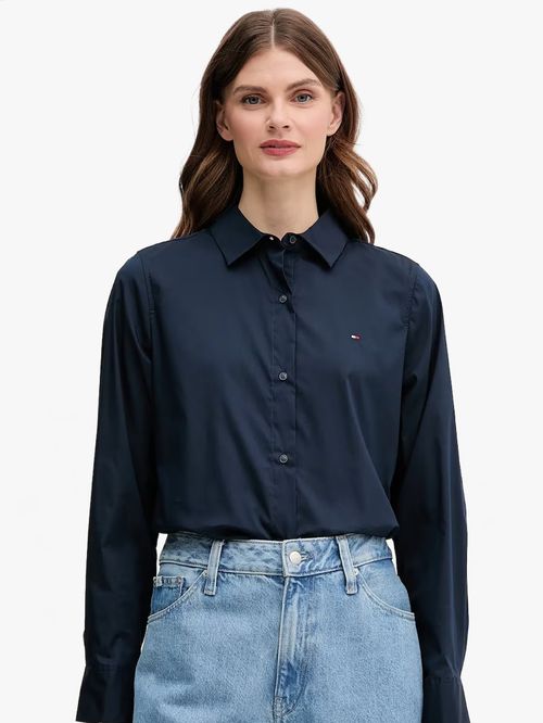 CAMISA DE POPELÍN DE CORTE REGULAR