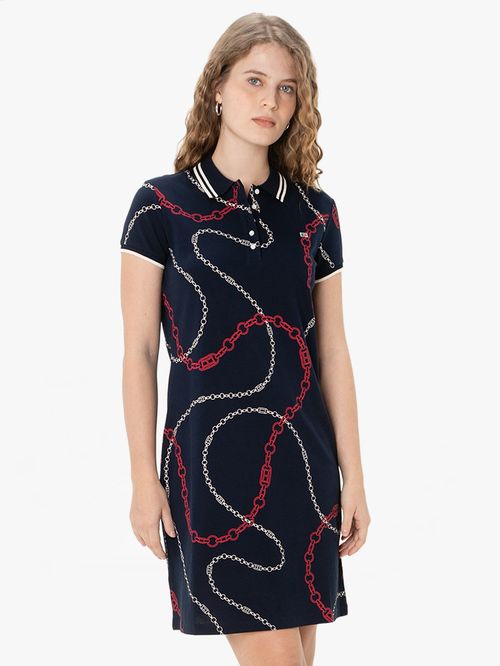 VESTIDO POLO DE CORTE REGULAR CON LOGO