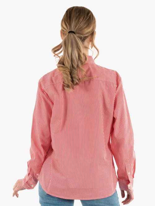 CAMISA POPLIN CON DISEÑO DE RAYAS