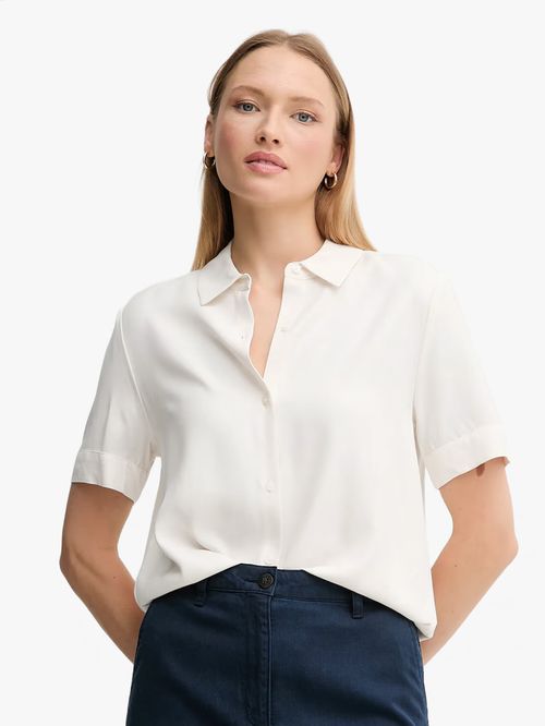 CAMISA DE MANGA CORTA Y CORTE AMPLIO