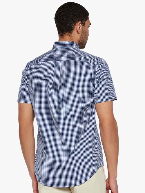CAMISA FLEX DE POPELÍN CON MICROCUADROS