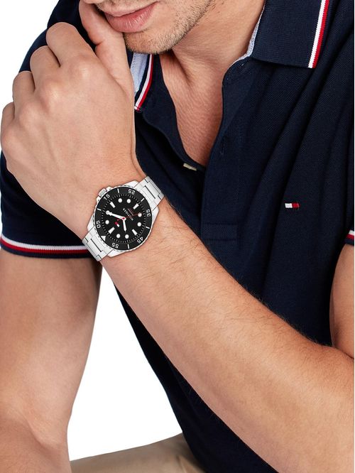 RELOJ DE HOMBRE CON PULSERA DE ESLABONES