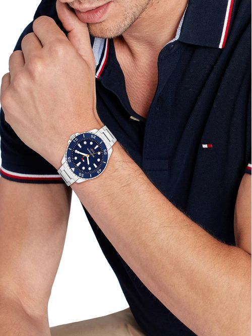 RELOJ DE HOMBRE CON PULSERAS DE ESLABONES
