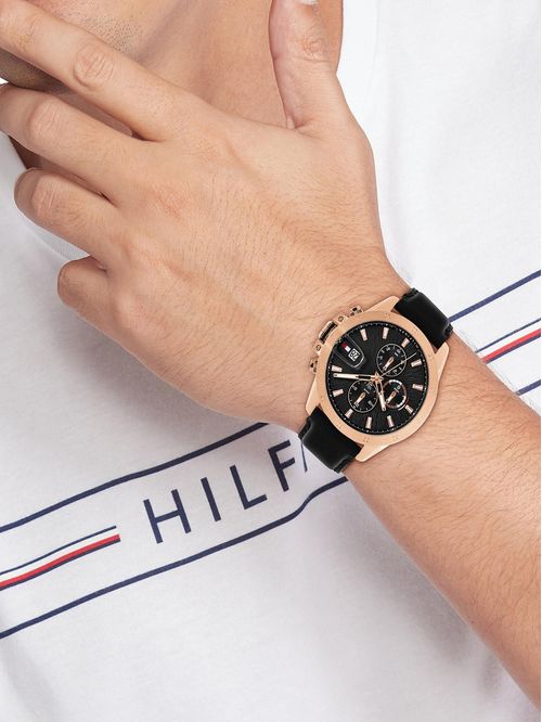 RELOJ DE HOMBRE CON CORREA DE CUERO