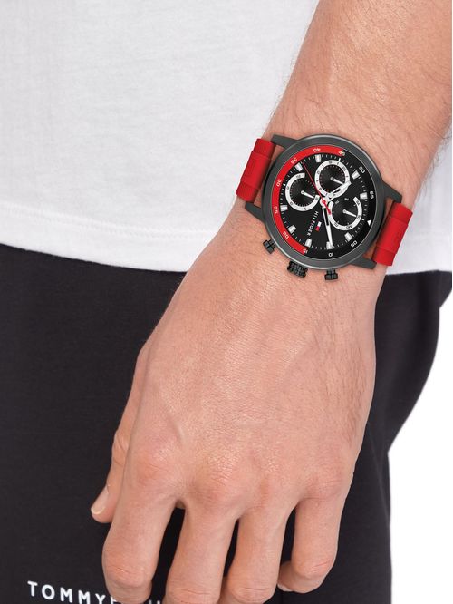 RELOJ DE HOMBRE CON CORREA DE SILICONA