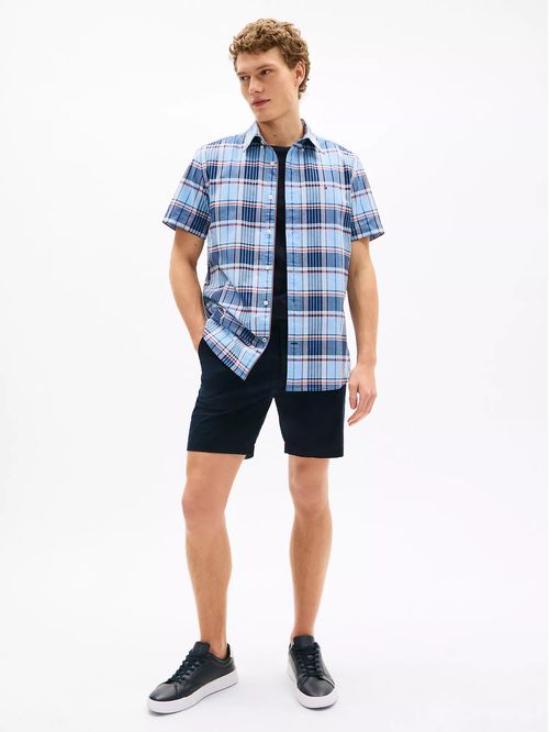 CAMISA OXFORD DE CUADROS DE CORTE REGULAR