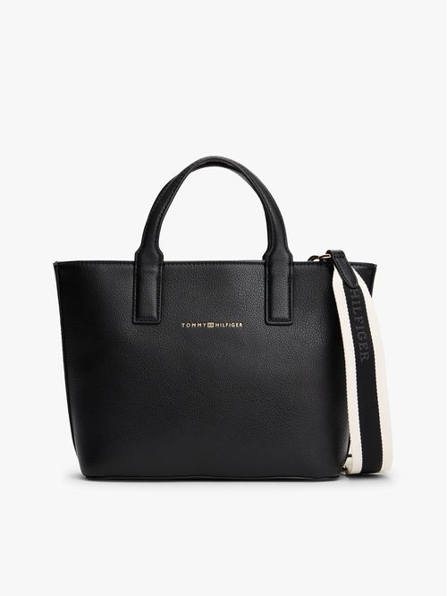 CARTERA TOTE CON CORREA CRUZADA TEXTIL