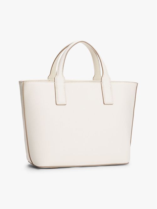 CARTERA TOTE CON CORREA CRUZADA TEXTIL