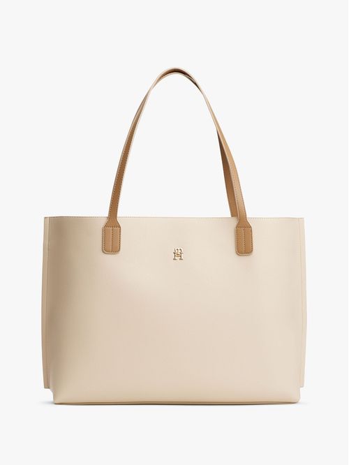 CARTERA TOTE CON INSIGNIA DEL MONOGRAMA TH