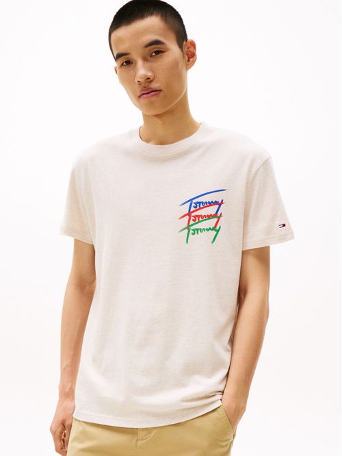 CAMISETA CON LOGO GRÁFICO EN LA ESPALDA