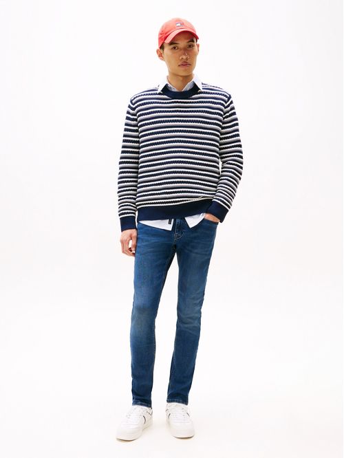 JEANS SCANTON DE CORTE SLIM CON EFECTO DESTEÑIDO