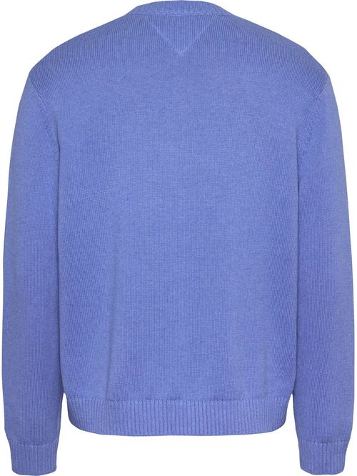SUÉTER DE MÉLANGE CON LOGO DE TOMMY