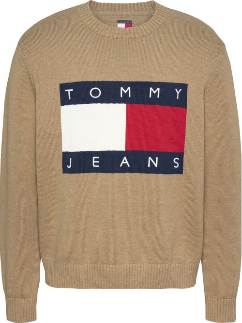 SUÉTER DE MÉLANGE CON LOGO DE TOMMY