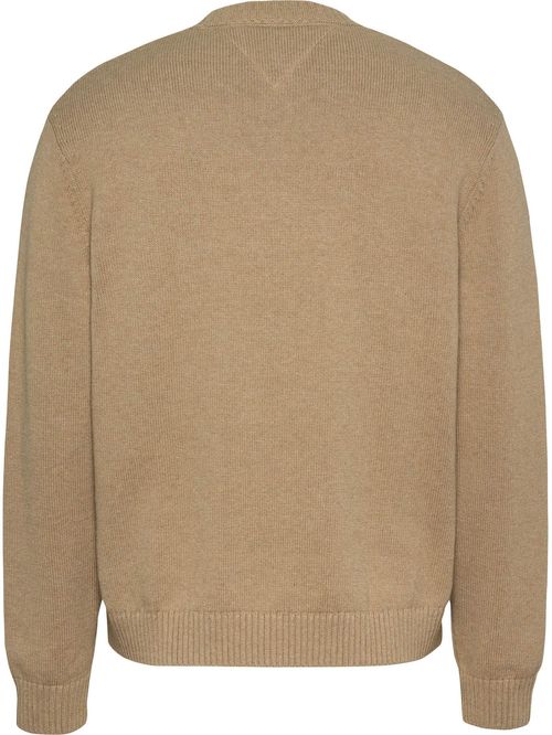 SUÉTER DE MÉLANGE CON LOGO DE TOMMY