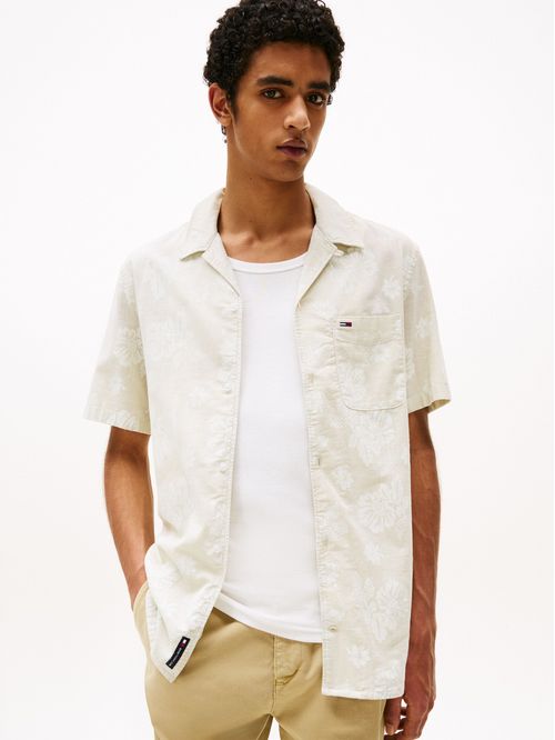 CAMISA TEXTURIZADA DE MANGA CORTA