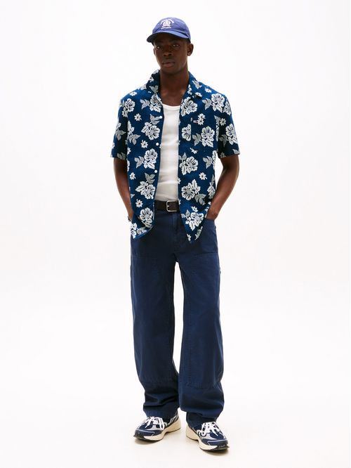 CAMISA TEXTURIZADA DE MANGA CORTA