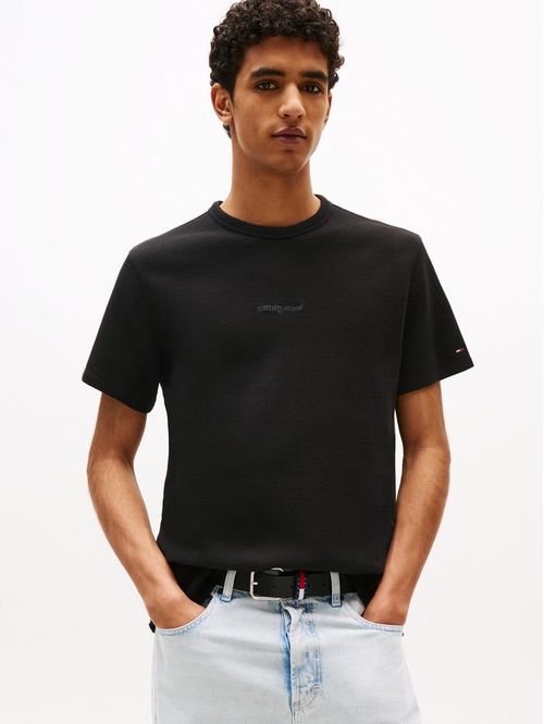 CAMISETA WAFFLE DE CORTE SLIM