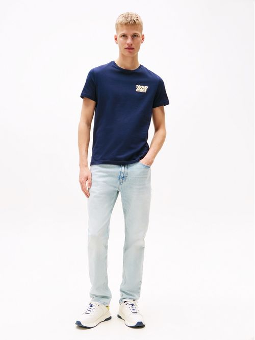 CAMISETA SLIM CON LOGO ESTILO BURBUJA