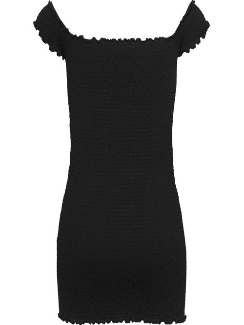 VESTIDO BODY CORTO CON DISEÑO FRUNCIDO