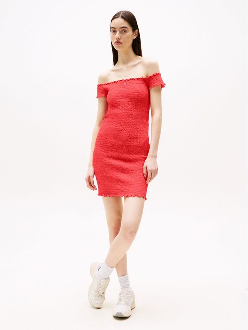VESTIDO BODY CORTO CON DISEÑO FRUNCIDO
