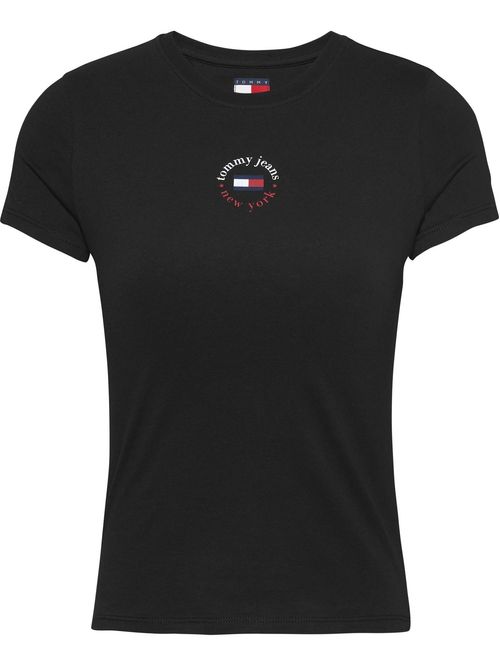 CAMISETA DE CORTE SLIM CON LOGO CIRCULAR