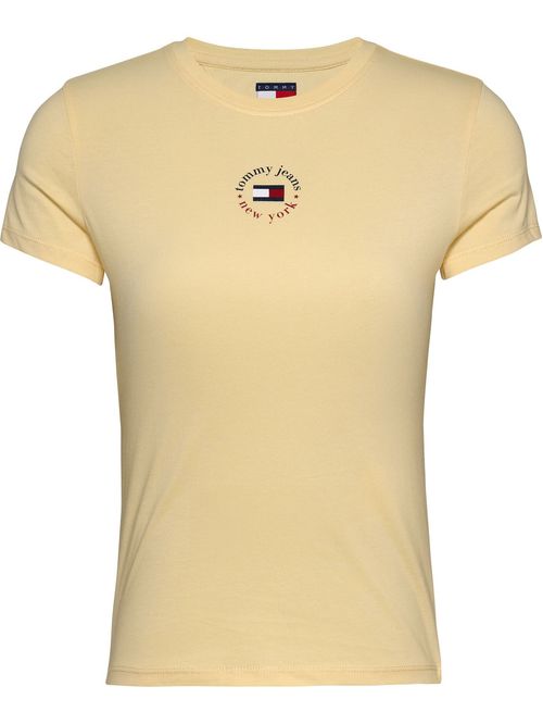 CAMISETA DE CORTE SLIM CON LOGO CIRCULAR
