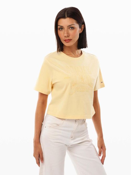 CAMISETA DE CORTE RELAXED CON LOGO TONAL