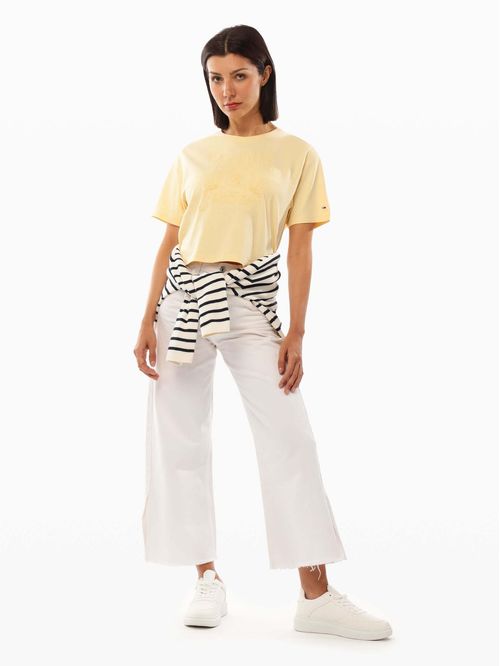 CAMISETA DE CORTE RELAXED CON LOGO TONAL