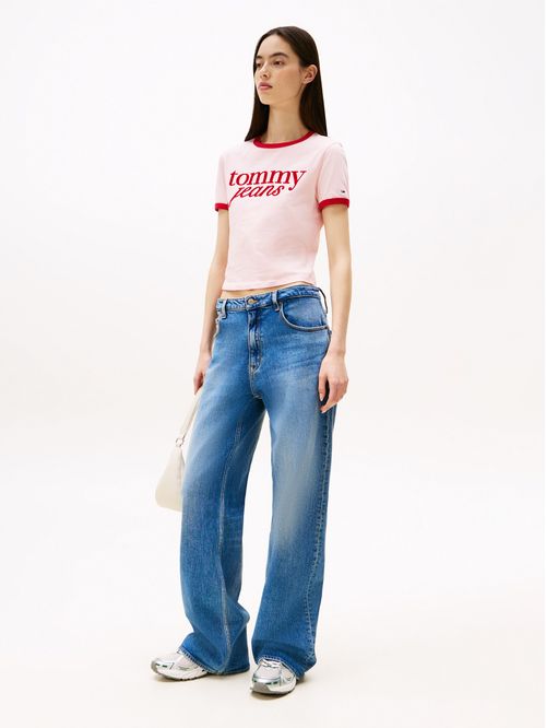 CAMISETA RINGER CON LOGO