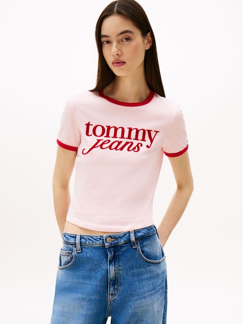 CAMISETA RINGER CON LOGO
