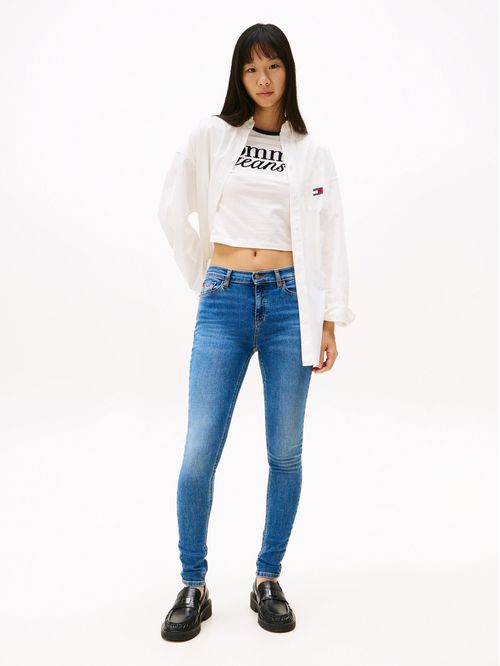 JEANS NORA SKINNY DE TIRO MEDIO