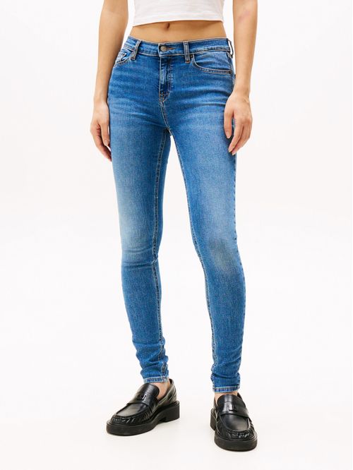 JEANS NORA SKINNY DE TIRO MEDIO