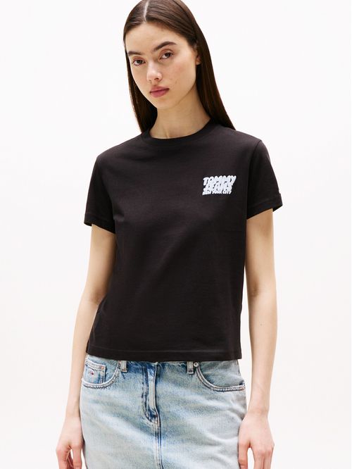 CAMISETA DE CUELLO REDONDO CON LOGO