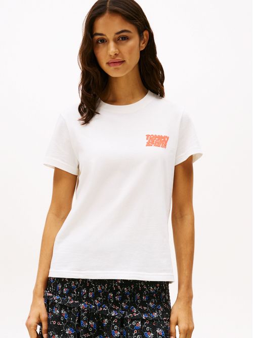 CAMISETA DE CUELLO REDONDO CON LOGO