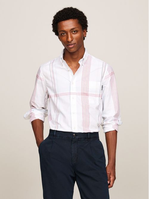 CAMISA DE CUADROS CON CORTE REGULAR